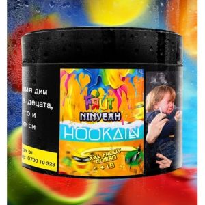 HOOKAIN - Frut Ninja 50g Мега плодова експлозия от 18+ вкуса